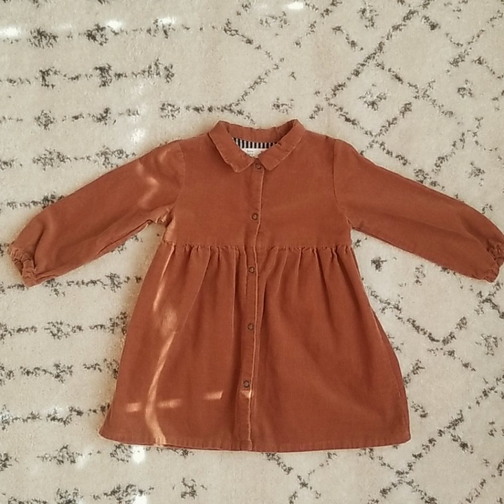 Zara Toddler Corduroy Dress